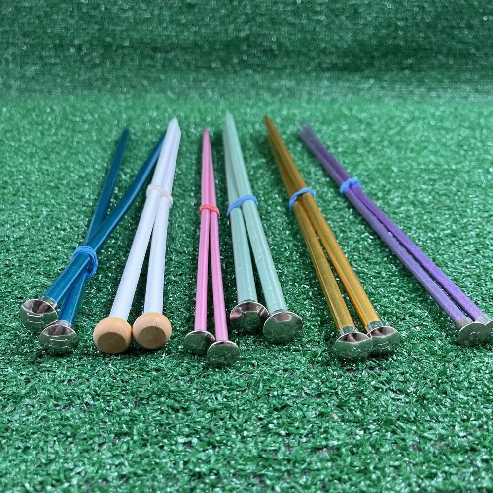 Lot of 23 Pairs Unbranded Single Point Knitting Needles‎ Various Sizes